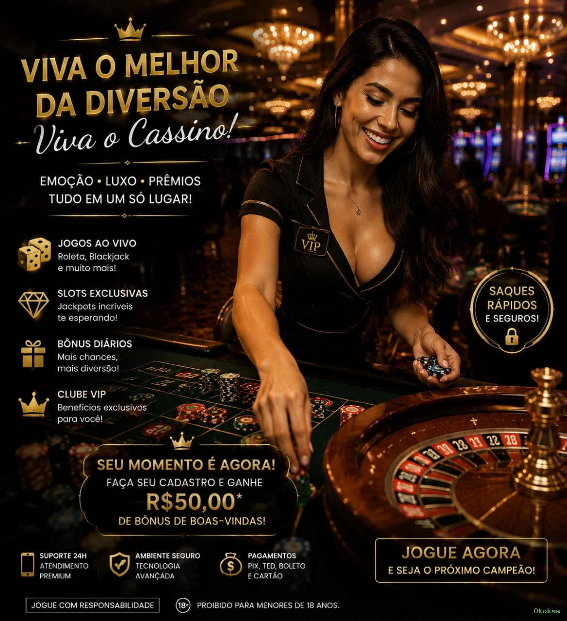 Aplicativo móvel Okokaa para iOS e Android